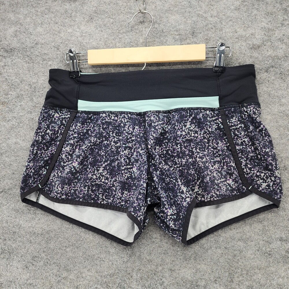 Lululemon Shorts Womens 6 Pull On Gray Lined Yoga